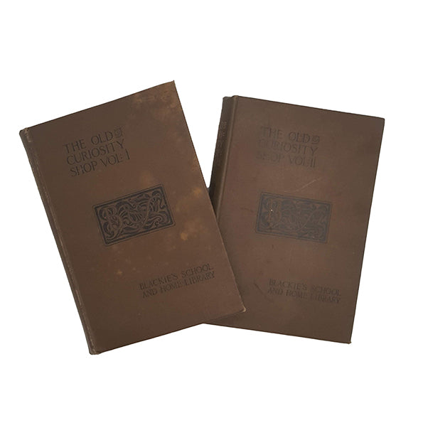 Charles Dickens The Old Curiosity Shop in 2 Volumes - Blackie, 1894 (2 Books)