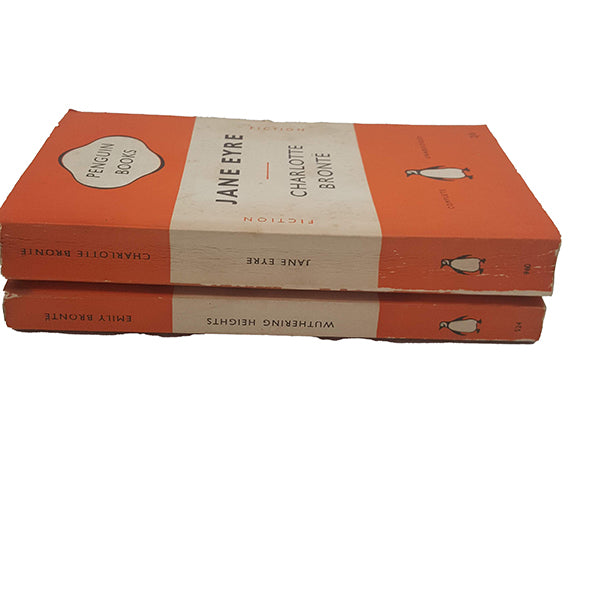 The Bronte Sisters Wuthering Heights &amp; Jane Eyre - Penguin, c.1950s (2 books)