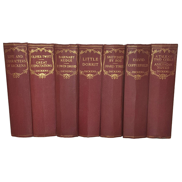 Charles Dickens' Collected Works - Odhams (13 Red Books)