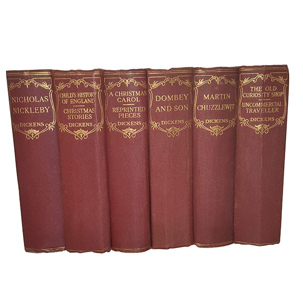 Charles Dickens' Collected Works - Odhams (13 Red Books)