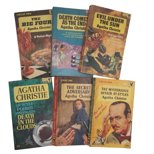 Agatha Christie Vintage 6-Book Collection - Pan, c.1950-60s