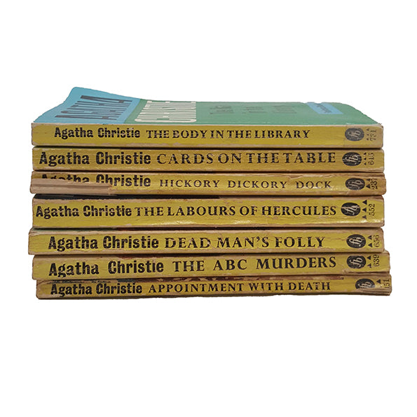 Agatha Christie Vintage Paperback Collection, 1959-63 (7 Books)