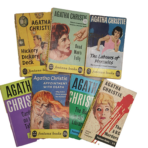 Agatha Christie Vintage Paperback Collection, 1959-63 (7 Books)