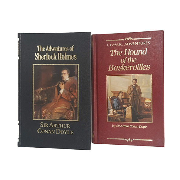 The Adventures of Sherlock Holmes &amp; The Hound of the Baskervilles by Sir Arthur Conan Doyle (2 Books)