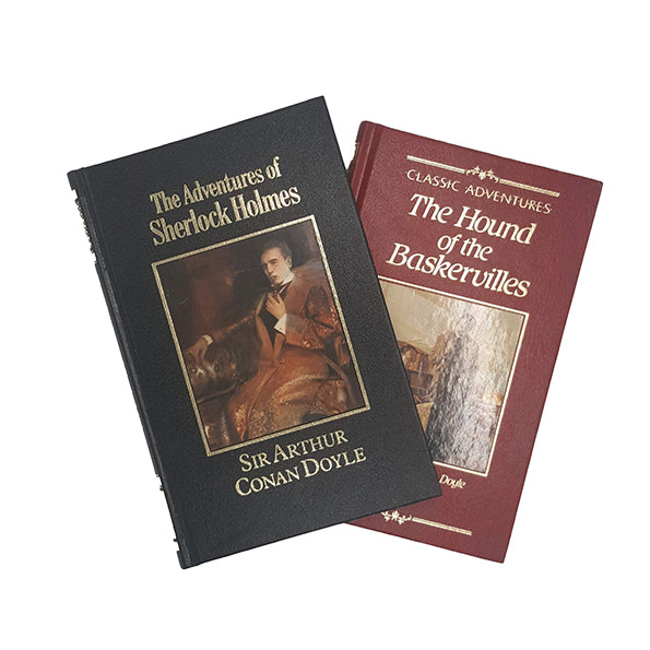 The Adventures of Sherlock Holmes &amp; The Hound of the Baskervilles by Sir Arthur Conan Doyle (2 Books)