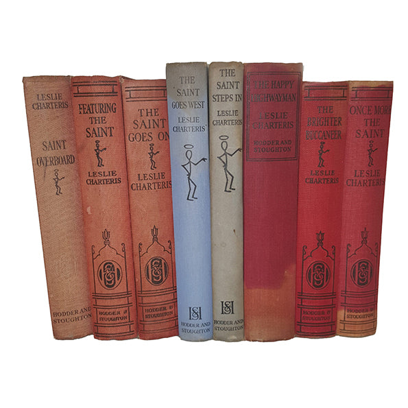 Leslie Charteris' The Saint (8 Book Collection) Hodder and Stoughton, 1950s