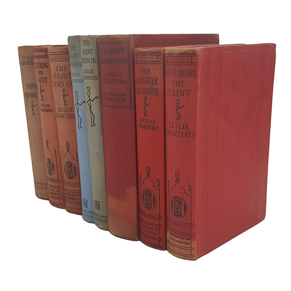 Leslie Charteris' The Saint (8 Book Collection) Hodder and Stoughton, 1950s