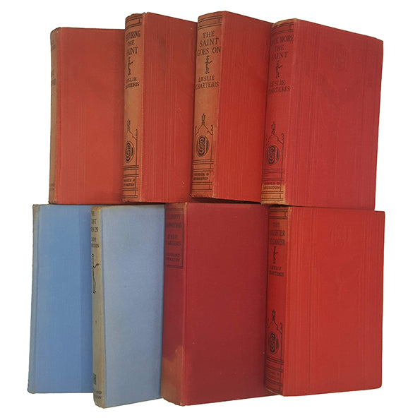 Leslie Charteris' The Saint (8 Book Collection) Hodder and Stoughton, 1950s