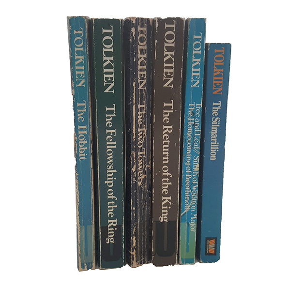J. R. R. Tolkien's The Hobbit, The Lord of The Rings, The Silmarillion Etc. - 6 Unwin Paperbacks, c.1970s