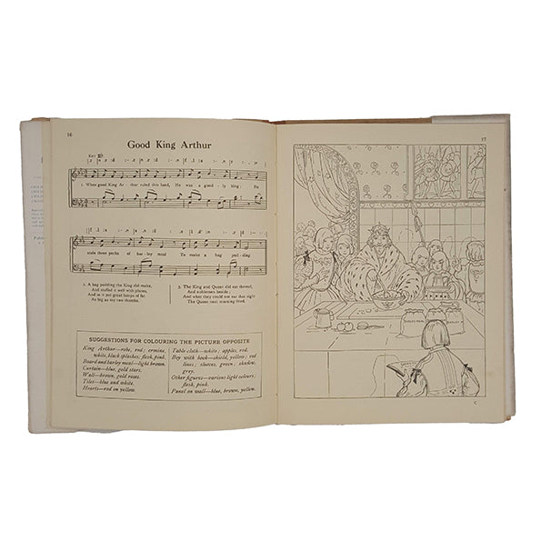 Nursery Rhymes With Music And Pictures for Colouring - A. and C. Black, 1936