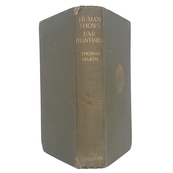 Human Shows Far Phantasies by Thomas Hardy - Macmillan, 1925