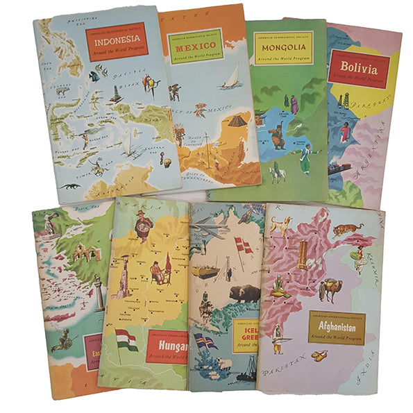 Around The World Collection by Odhams - 59 Booklets