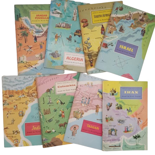 Around The World Collection by Odhams - 59 Booklets