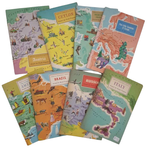 Around The World Collection by Odhams - 59 Booklets