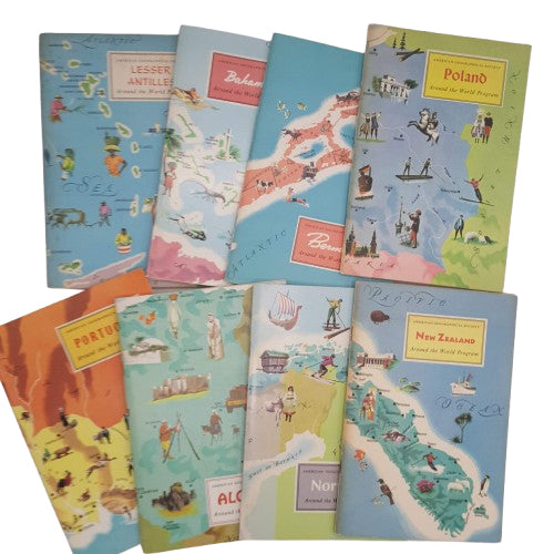 Around The World Collection by Odhams - 59 Booklets