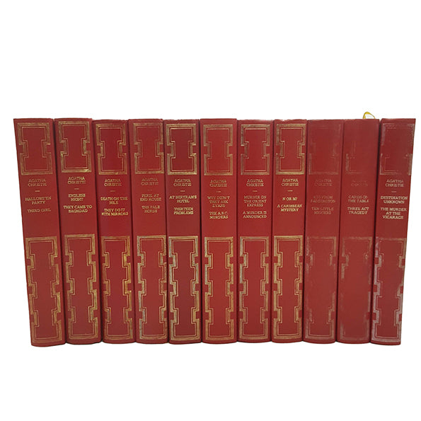 Agatha Christie Collected Works c.1970 (11 Red Books)