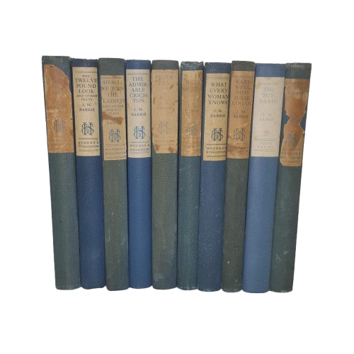 J. M. Barrie Collected Works - 10 Books, c.1928 (Includes Peter Pan)