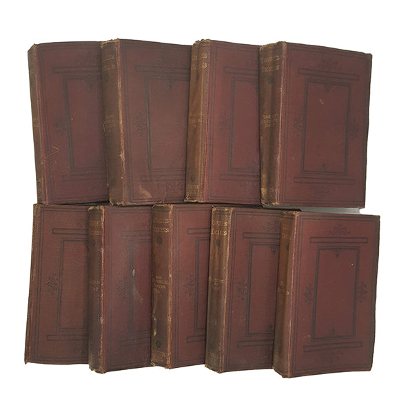 Charles Dickens' Collected Works - Chapman and Hall, 1880 (9 Books)