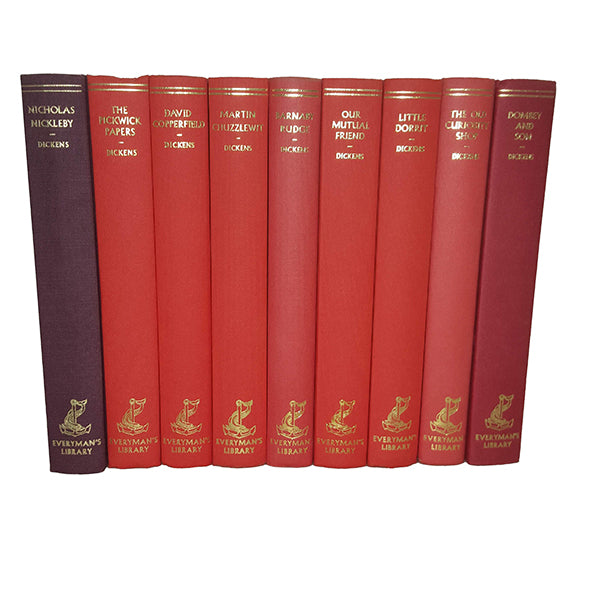 Charles Dickens Collected Works - J. M. Dent, 1960-70s (9 Books)