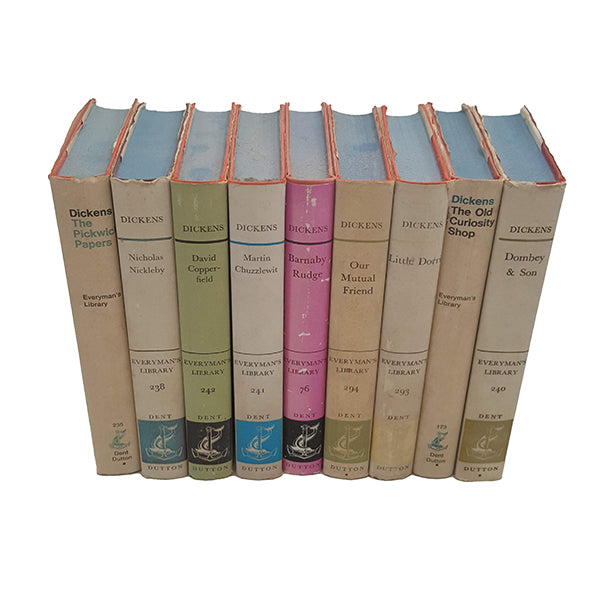 Charles Dickens Collected Works - J. M. Dent, 1960-70s (9 Books)