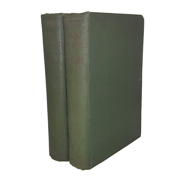 Charles Dickens' David Copperfield in 2 Volumes - Chapman and Hall, 1911 (2 Books)