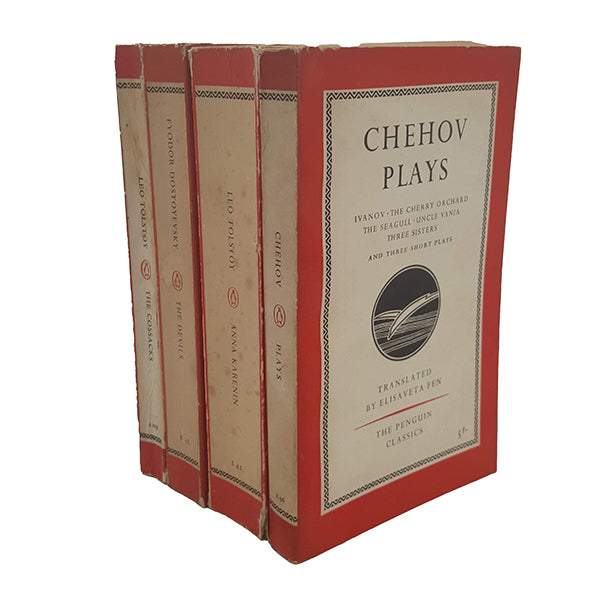 Anna Karenin, The Cossacks, The Devils &amp; Plays - Penguin Collection, 1960s (4 Books)