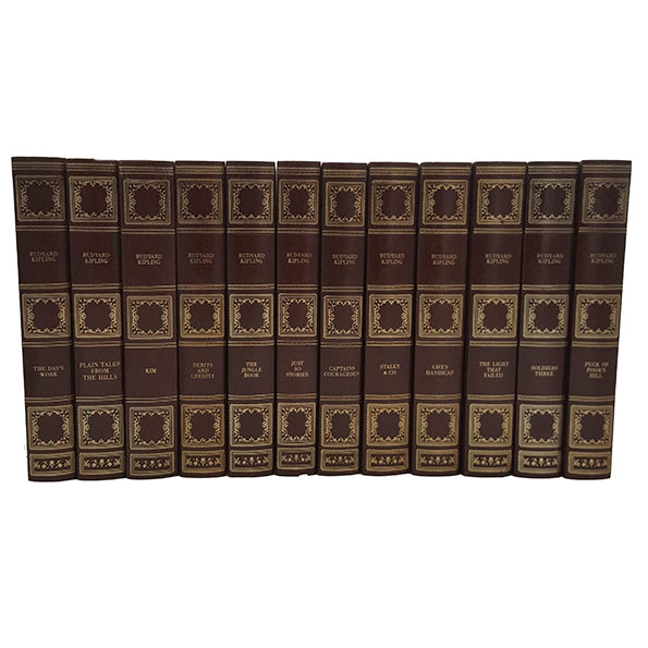 Rudyard Kipling Collected Works - 12 Heron Books, c.1970