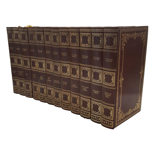 Rudyard Kipling Collected Works - 12 Heron Books, c.1970