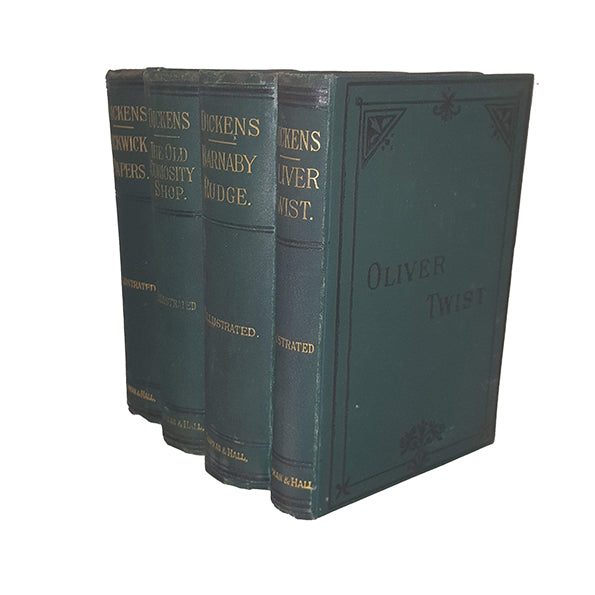 Charles Dickens&#39; Collected Works - Illustrated, Chapman &amp; Hall (4 Books)