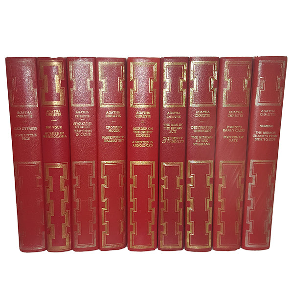 Agatha Christie Collected Works c.1970 (19 Red Books)