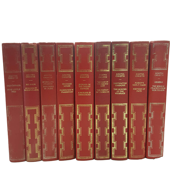 Agatha Christie Collected Works c.1970 (19 Red Books)