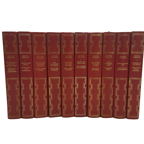 Agatha Christie Collected Works c.1970 (19 Red Books)