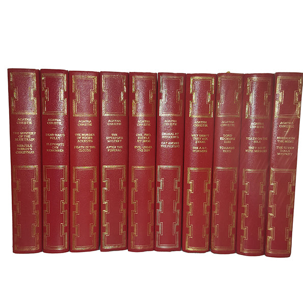 Agatha Christie Collected Works c.1970 (19 Red Books)
