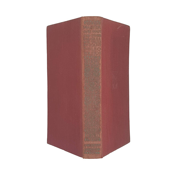 Tolstoy's Master and Man - Dent, 1921