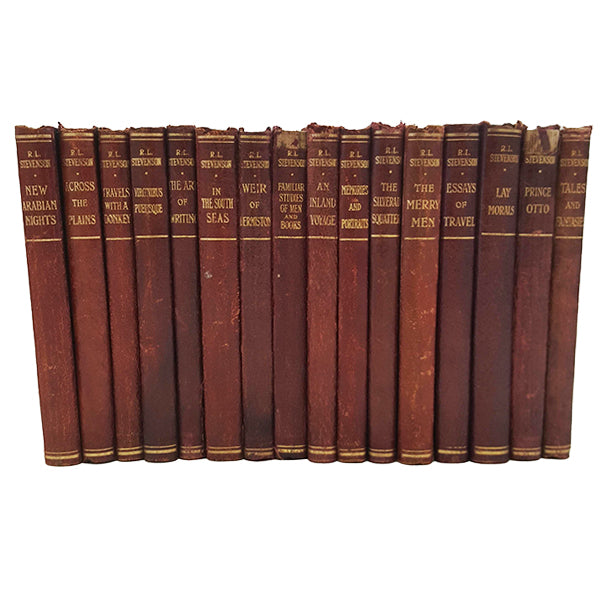 R. L. Stevenson's Collected Works - Chatto and Windus, 1920 (16 Books)