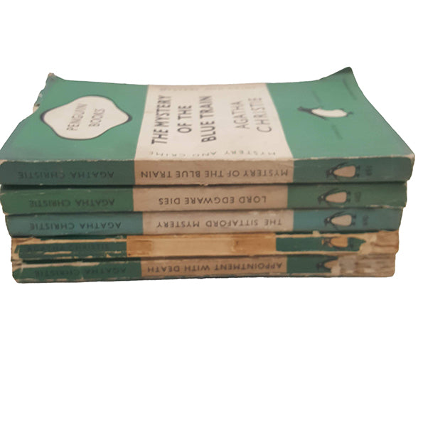 Agatha Christie Penguin Collection, 1940s-60s (5 Books)