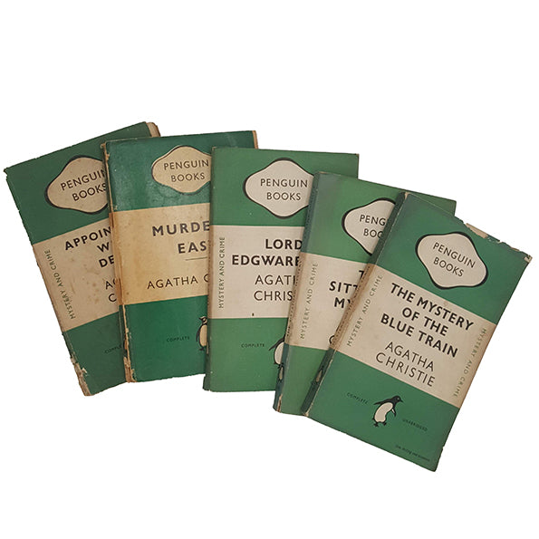 Agatha Christie Penguin Collection, 1940s-60s (5 Books)