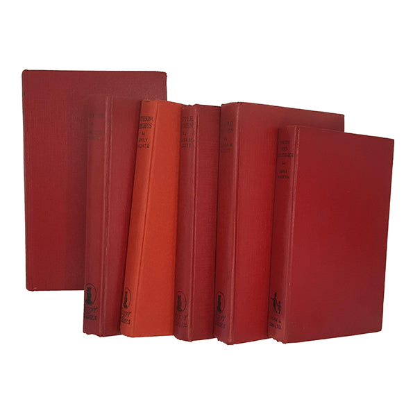 Red Classics Collection - Austen, Bronte, Alcott, Coolidge (6 Red Books)