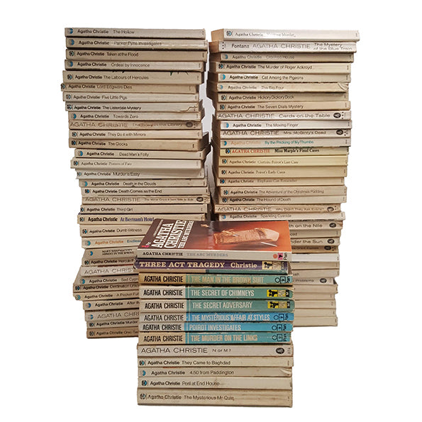 Agatha Christie Vintage Paperback Collection, c.1970 (77 Books)