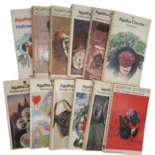 Agatha Christie Vintage Paperback Collection, c.1970 (77 Books)