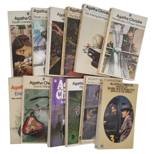 Agatha Christie Vintage Paperback Collection, c.1970 (77 Books)