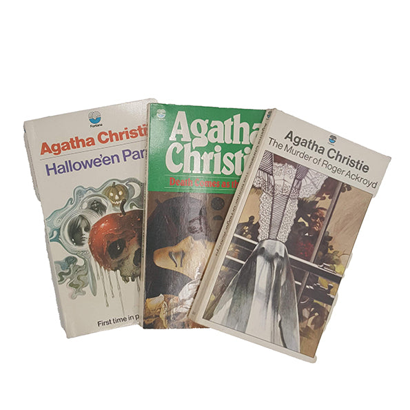 Agatha Christie 3 Vintage Paperbacks - Fontana, c.1970s