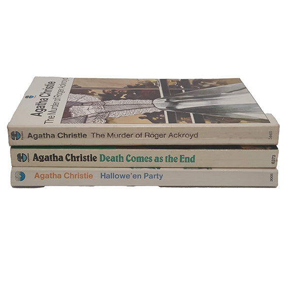 Agatha Christie 3 Vintage Paperbacks - Fontana, c.1970s