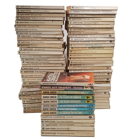 Agatha Christie Vintage Paperback Collection, c.1970 (59 Books)