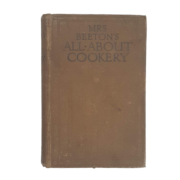 Mrs. Beeton's All About Cookery - Ward, Lock &amp; Co.