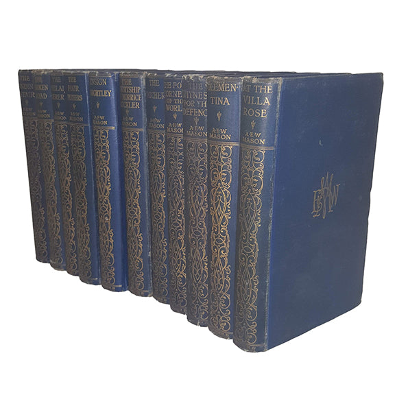 A. E. W. Mason Collected Works - Hodder, 1925 (11 Books)