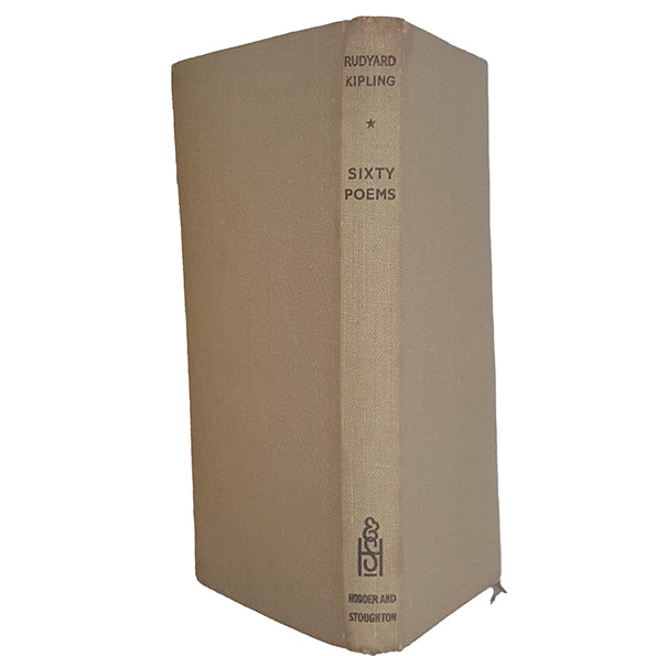 Sixty Poems by Rudyard Kipling - Hodder &amp; Stoughton, 1947