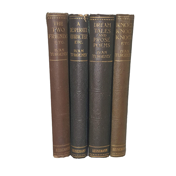 Ivan S. Turgenev Collected Works - Heinemann, 1922 (4 Books)
