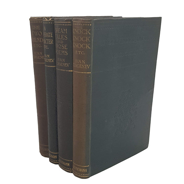 Ivan S. Turgenev Collected Works - Heinemann, 1922 (4 Books)
