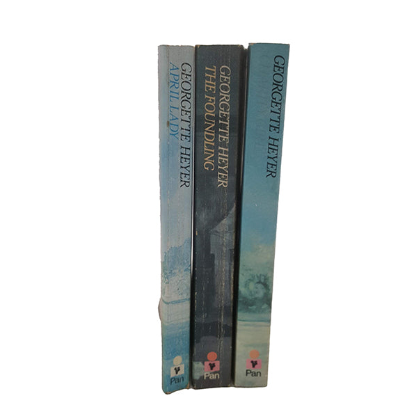 Georgette Heyer 3 Vintage Pan Paperbacks, c.1980s